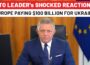 NATO Leader’s Shocked Reaction To Europe Paying 0 Billion For Ukraine-US Deal After Trump Meet