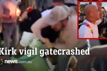 Huge brawl breaks as Charlie Kirk vigils are held across USA