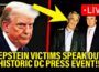 LIVE: Epstein Victims PRESS CONFERENCE in DC
