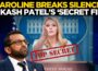 Karoline Breaks Silence: What She Revealed About Kash Patel’s Hidden File”
