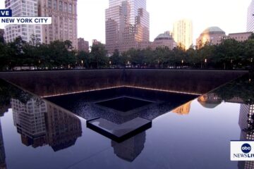 9/11 memorial ceremony at World Trade Center site