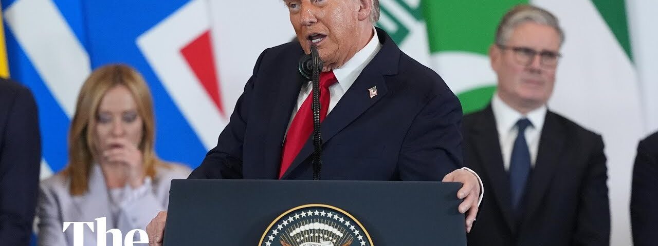 Trump’s awkward thanks to world leaders at Gaza summit