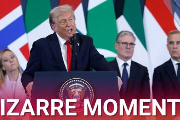 Starmer, Carney and Macron’s hilariously awkward moments with Trump during Gaza peace summit