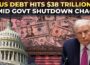 US national debt hits record high, soars to  trillion amid govt shutdown, Trump admin under fire