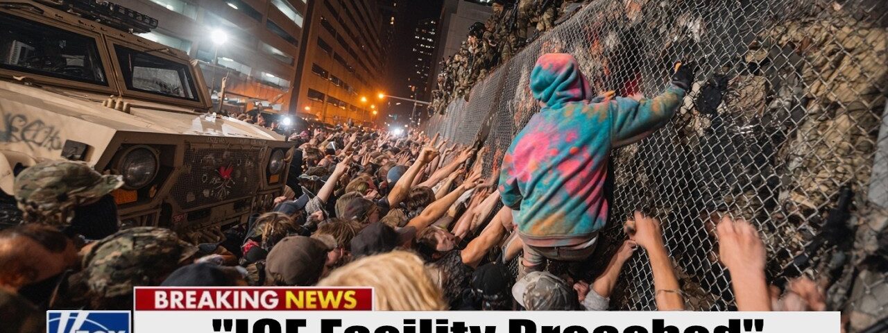 “PORTLAND MOB” Storms ICE HQ… ‘COMBAT’ Troops Respond With EXTREME FORCE