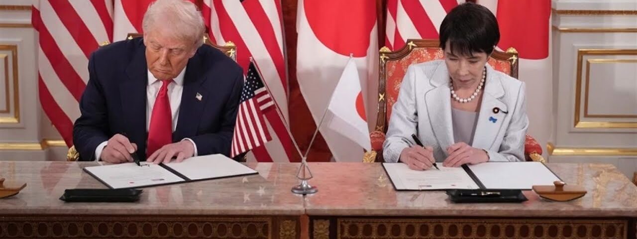 ‘New Golden Age’? Trump and Japan’s PM sign economic partnerships