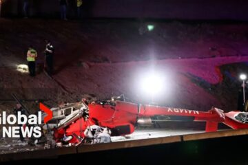 Medical helicopter crash on California highway critically injures 3 people