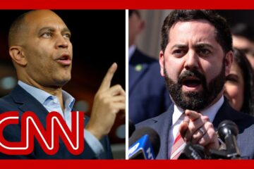 Jeffries speaks out after confrontation with Rep. Lawler about shutdown