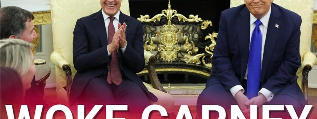 Trump hilariously mocks trans and woke agenda in meeting with progressive Canadian PM Carney
