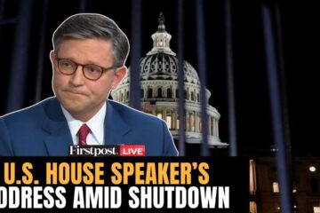 U.S. House Speaker Mike Johnson Holds News Conference Amid U.S. Government Shutdown
