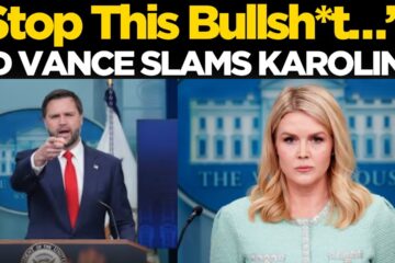 ‘Stop This Bullsh*t…’! JD Vance UNEXPECTED Entry Into Karoline Leavitt’s Presser