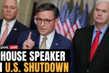 LIVE: House Speaker Mike Johnson Addresses Media Amid US Govt. Shutdown