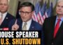 LIVE: House Speaker Mike Johnson Addresses Media Amid US Govt. Shutdown