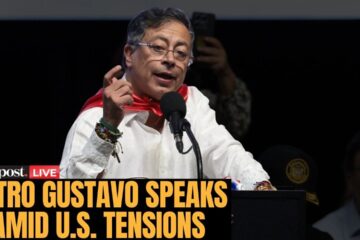 Colombian President Petro Speaks Amid US Strikes and Trade Dispute with Donald Trump