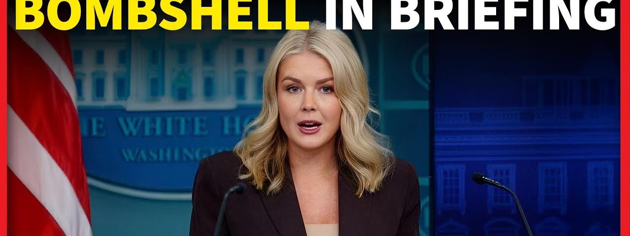 Karoline Leavitt LIVE | Trump’s Press Secy Bashes Dems, Clarifies On Putin Summit | FULL PRESSER
