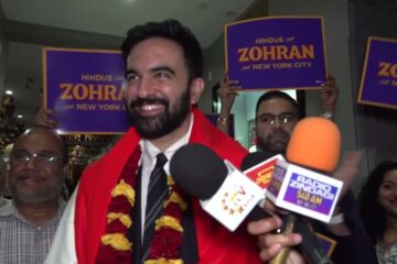 Zohran Mamdani Visits NYC’s Oldest Hindu Temples, Embraces Hindu Heritage in Mayoral Bid