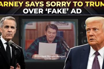 Canadian PM Mark Carney apologises to Donald Trump after anti-tariff Reagan ad backfires