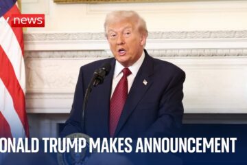 Donald Trump makes announcement from Oval Office