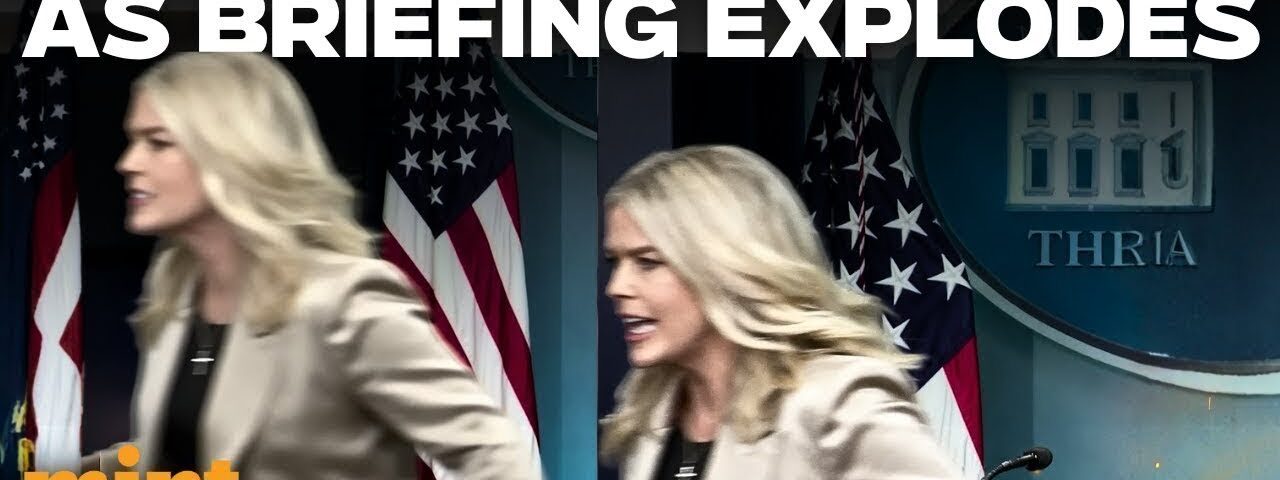 ‘She Snapped!’ Karoline Leavitt’s Explosive Moment Caught LIVE | White House Briefing