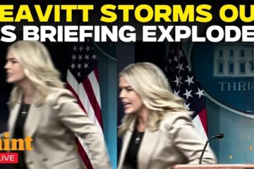‘She Snapped!’ Karoline Leavitt’s Explosive Moment Caught LIVE | White House Briefing